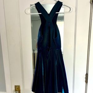 Iridescent skater dress